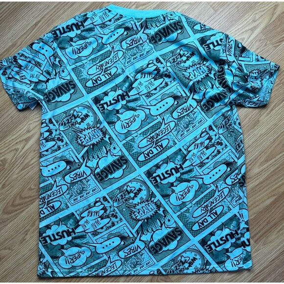 Bailey Apparel Legendary Hustle Graphic Tee Mens Size XL Blue Money NEW - Picture 5 of 7